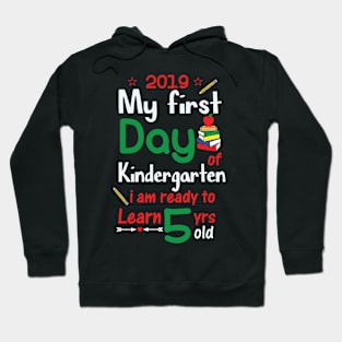 My First Day Of Kindergarten Gift For Boy Girl Hoodie